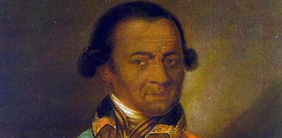 Abram Petróvich Gannibal el bisabuelo negro de Aleksandr Pushkin.