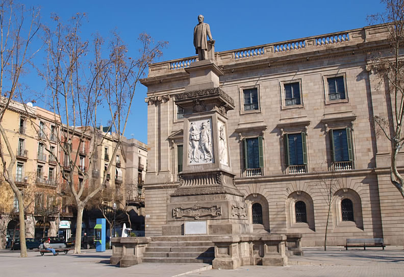 La ciudad de Barcelona sigue rindiendo homenaje a un  negrero
